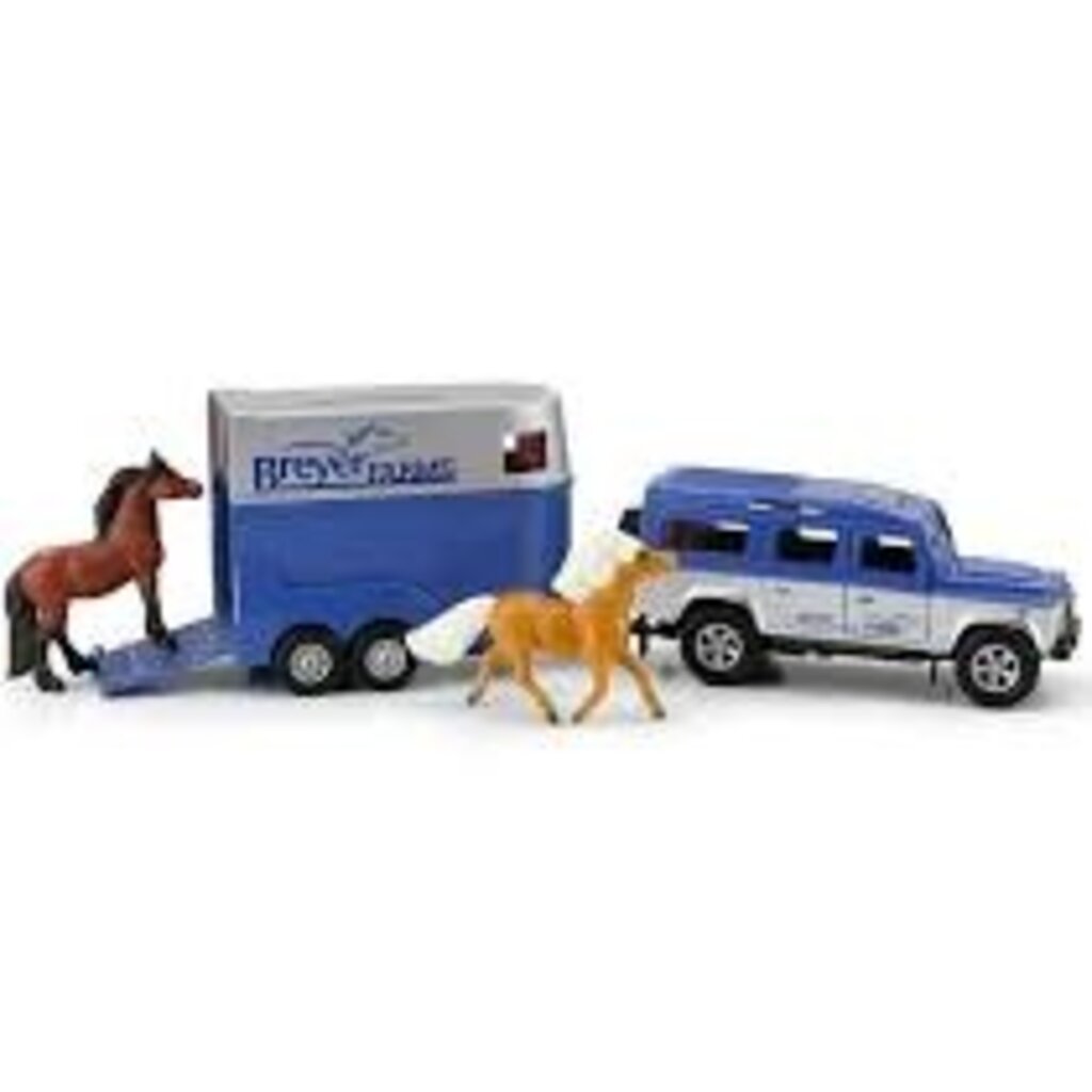 BREYER BREYER FARMS LAND ROVER & TRAILER