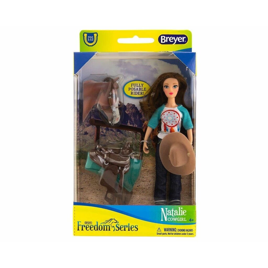 BREYER RIDER WITH TACK