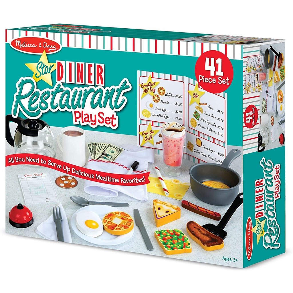 MELISSA AND DOUG STAR DINER RESTAURANT PLAY SET
