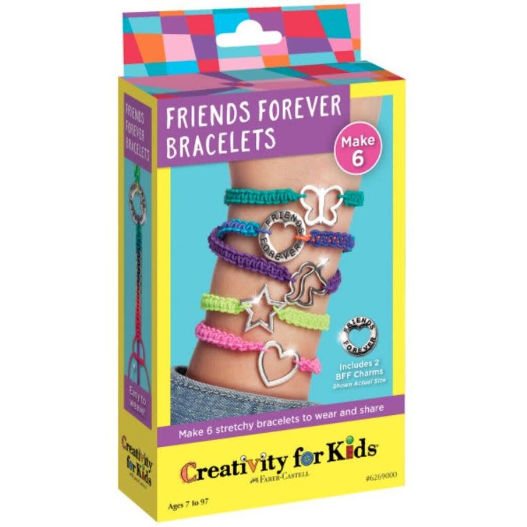 CREATIVITY FOR KIDS FRIENDS FOREVER BRACELETS
