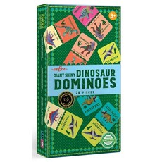 EEBOO GIANT SHINY DINOSAUR DOMINOES