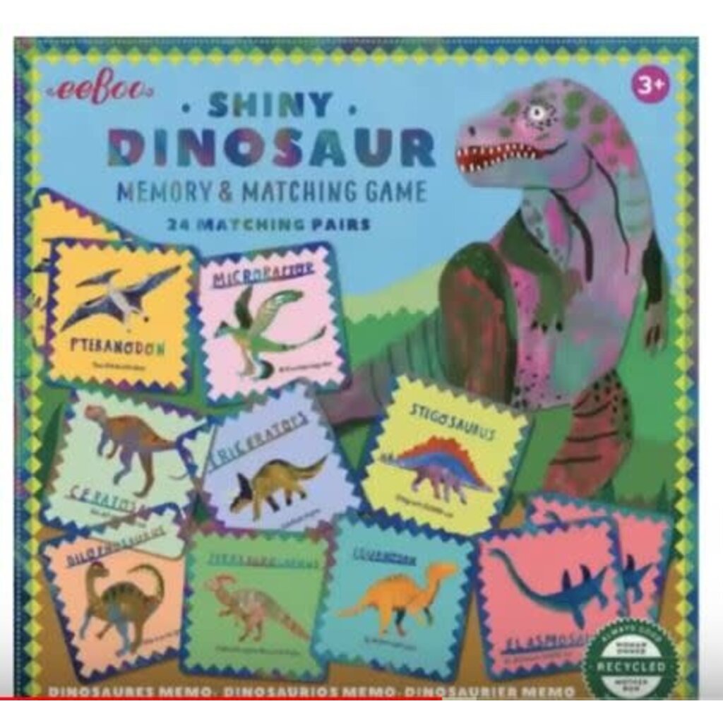 EEBOO SHINY DINOSAUR MEMORY & MATCHING GAME