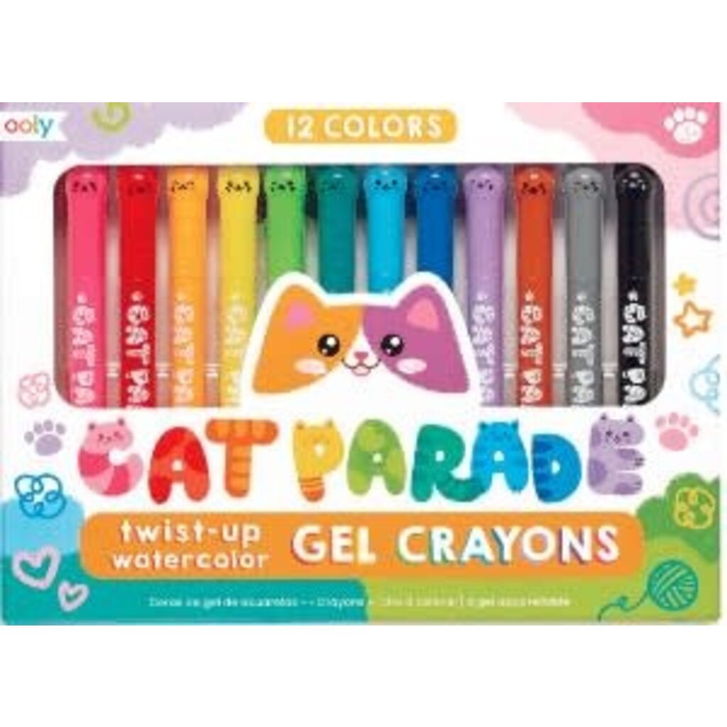 OOLY CAT PARADE WATERCOLOR GEL CRAYONS