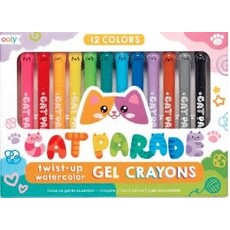 OOLY CAT PARADE WATERCOLOR GEL CRAYONS