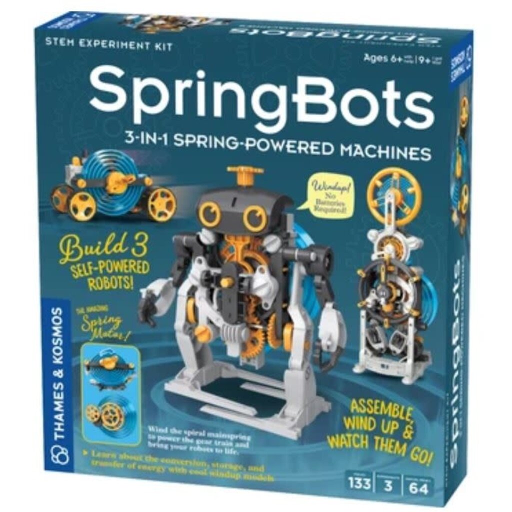 THAMES & KOSMOS SPRINGBOTS 3 IN 1 MACHINES*