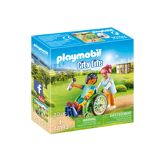 PLAYMOBIL PATIENT IN WHEELCHAIR**