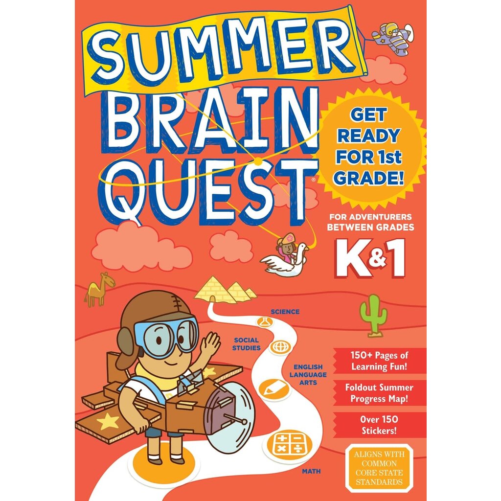 WORKMAN PUBLISHING SUMMER BRAIN QUEST: BETWEEN GRADES K & 1