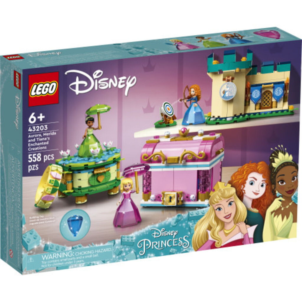 LEGO AURORA, MERIDA AND TIANA'S ENCHANTED CREATIONS