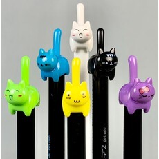 BC USA RETRACTABLE FINELINE CAT TAIL GEL PEN