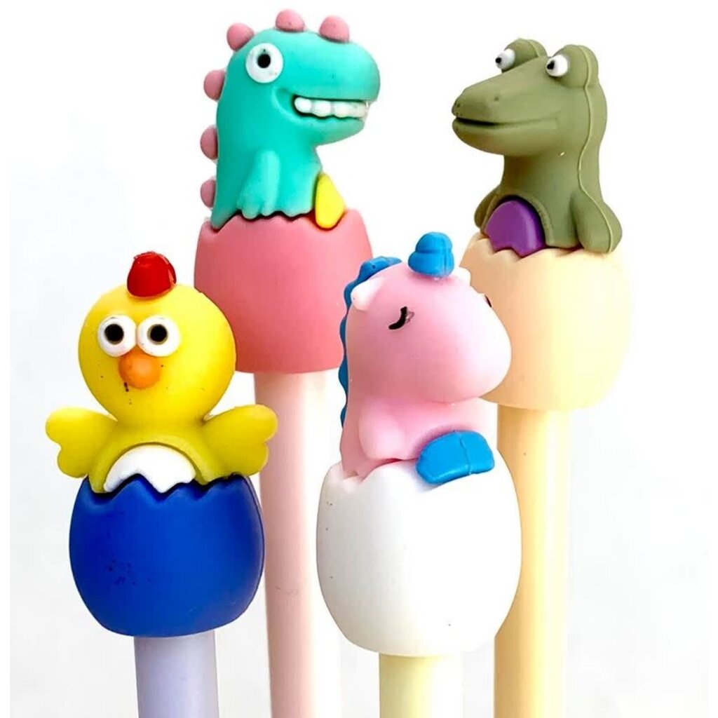 BC USA FINELINE GEL PEN EGG PETS*