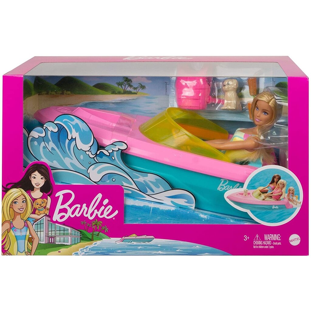 BARBIE BARBIE DOLL AND BOAT