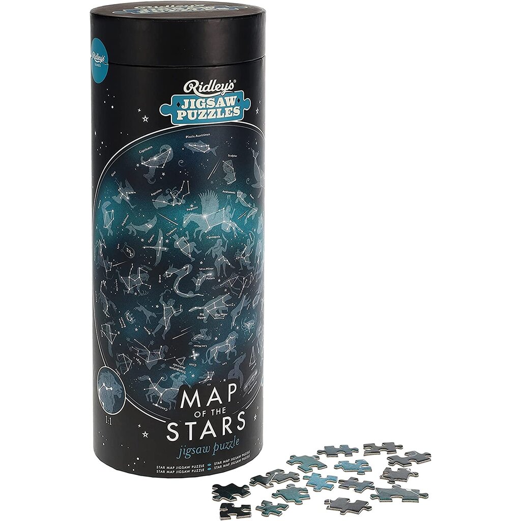 RIDLEY'S GAMES MAP OF STARS 1000 PC PUZZLE