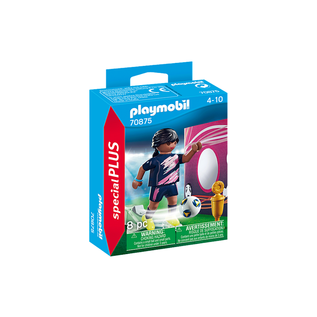 PLAYMOBIL SOCCER PLAYER WITH GOAL**
