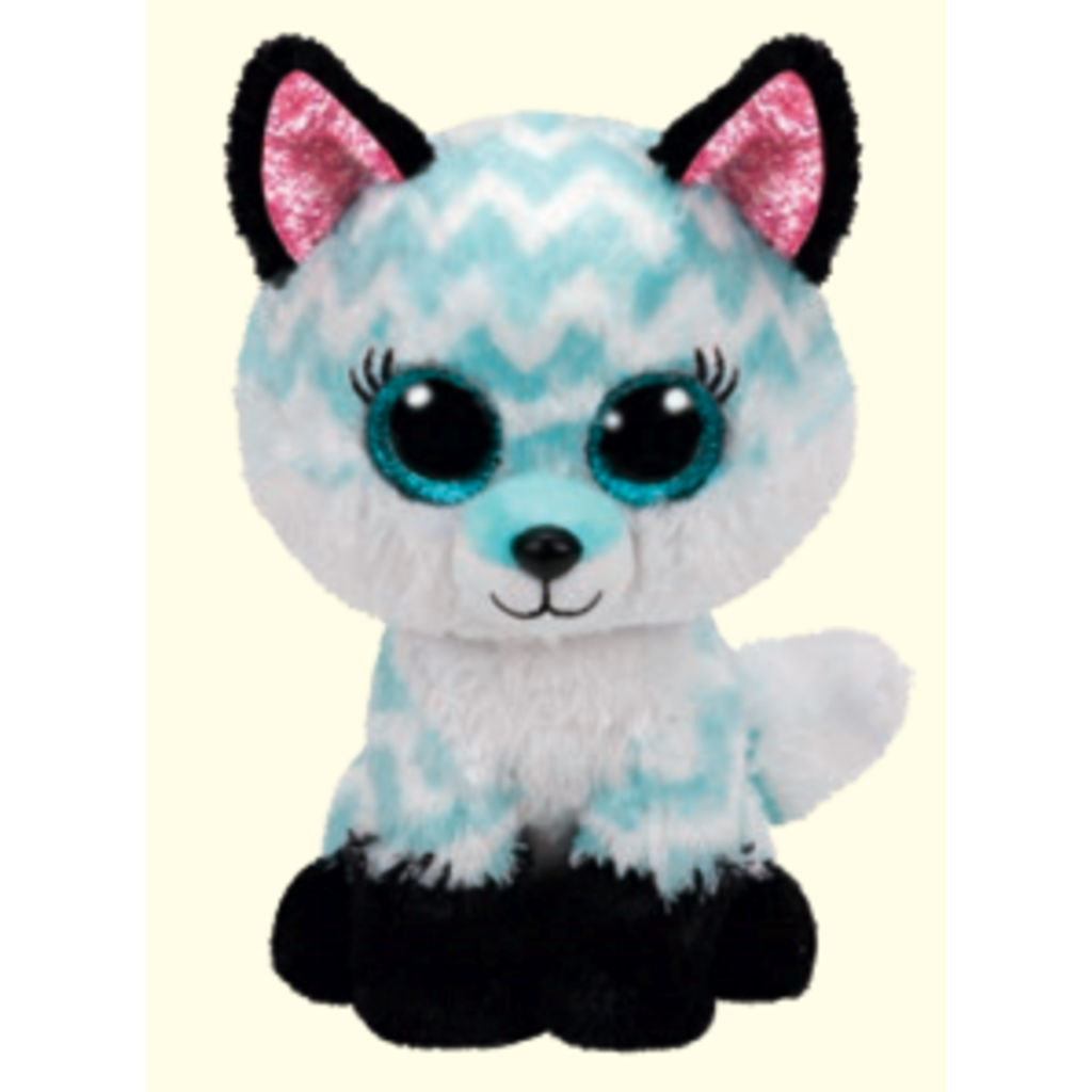 TY ATLAS AQUA FOX BEANIE BOO