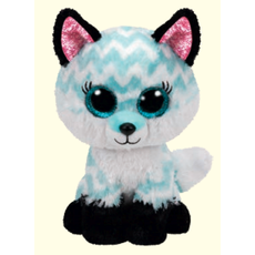 TY ATLAS AQUA FOX BEANIE BOO