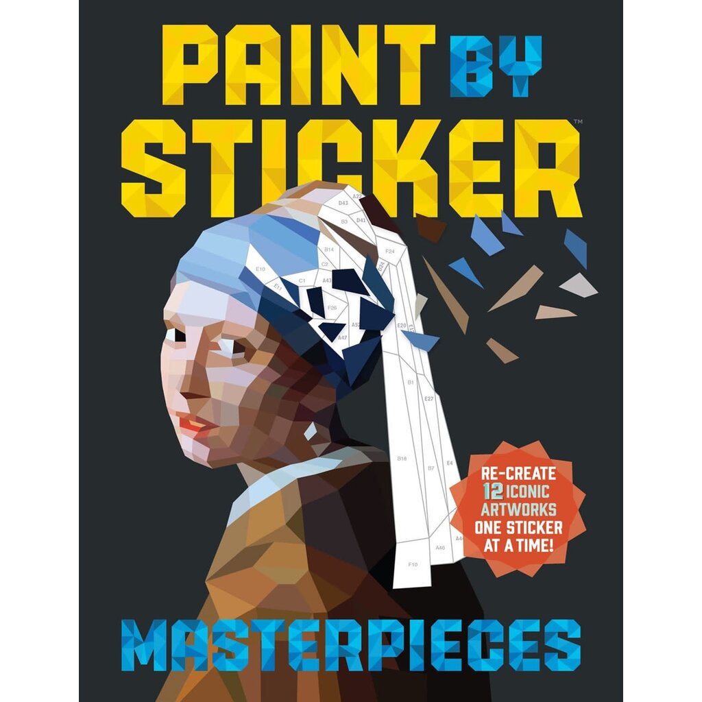 WORKMAN PUBLISHING PAINT BY STICKER MASTERPIECES