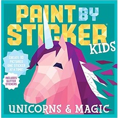 WORKMAN PUBLISHING PAINT BY STICKER KIDS UNICORNS & MAGIC