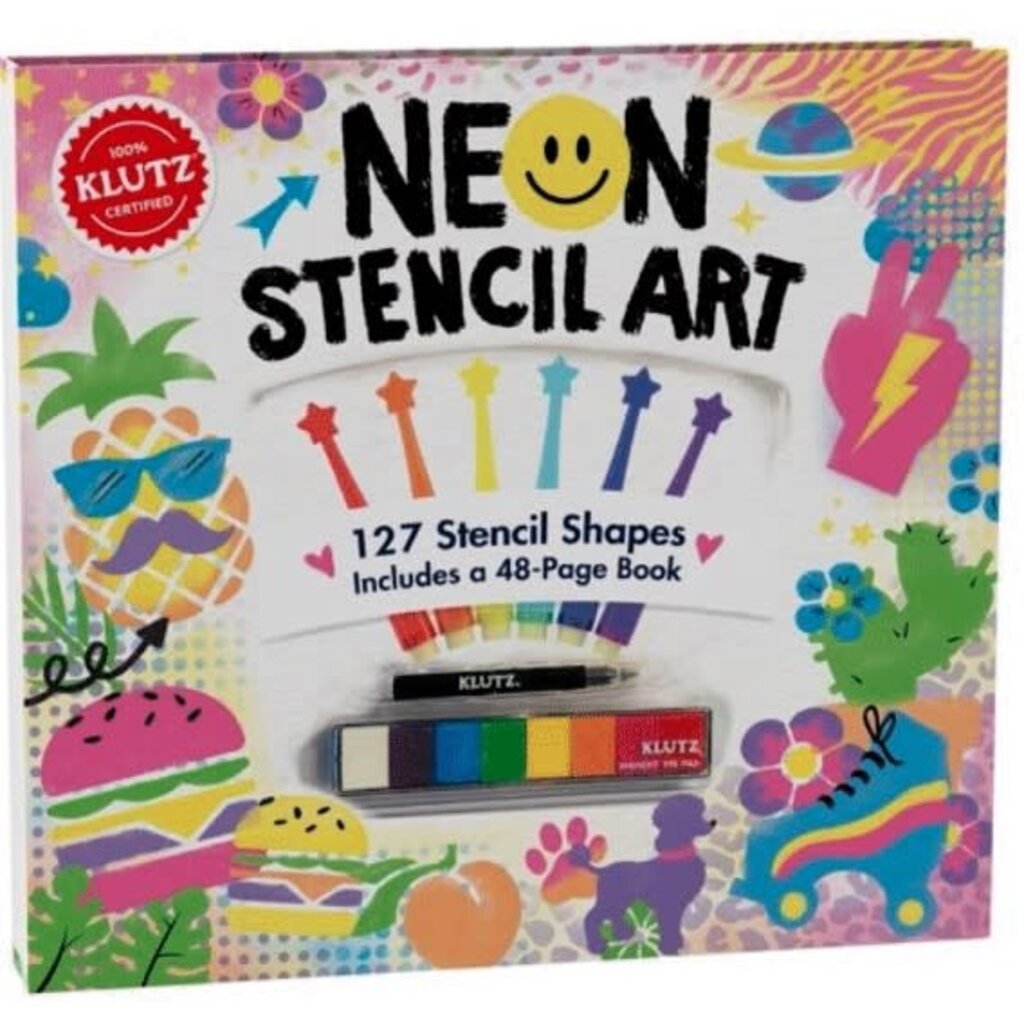 KLUTZ NEON STENCIL ART*