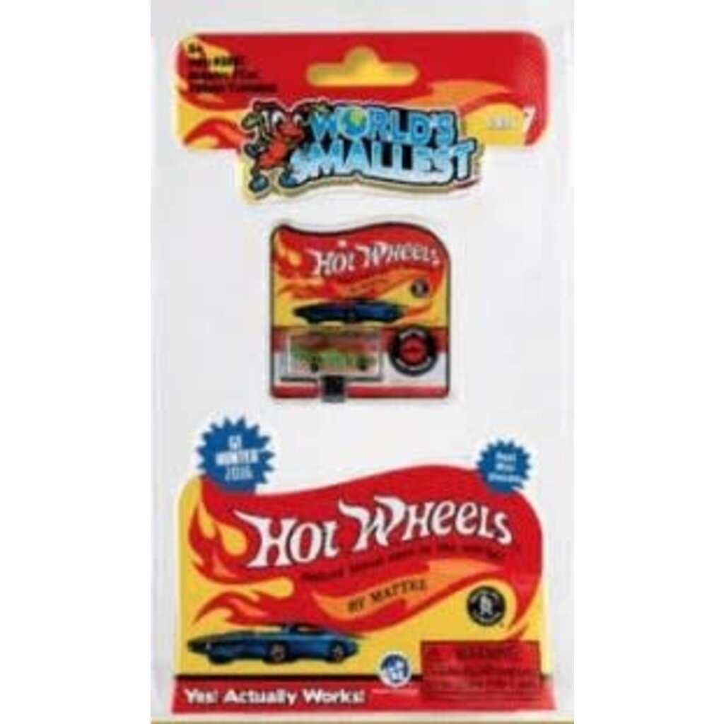 WORLDS SMALLEST WORLD SMALLEST HOT WHEELS SERIES 7
