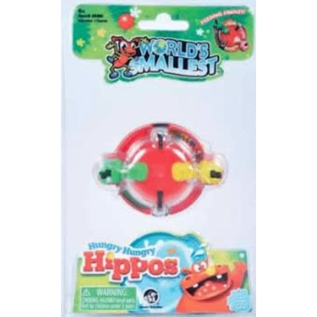 WORLDS SMALLEST WORLDS SMALLEST HUNGRY HUNGRY HIPPOS