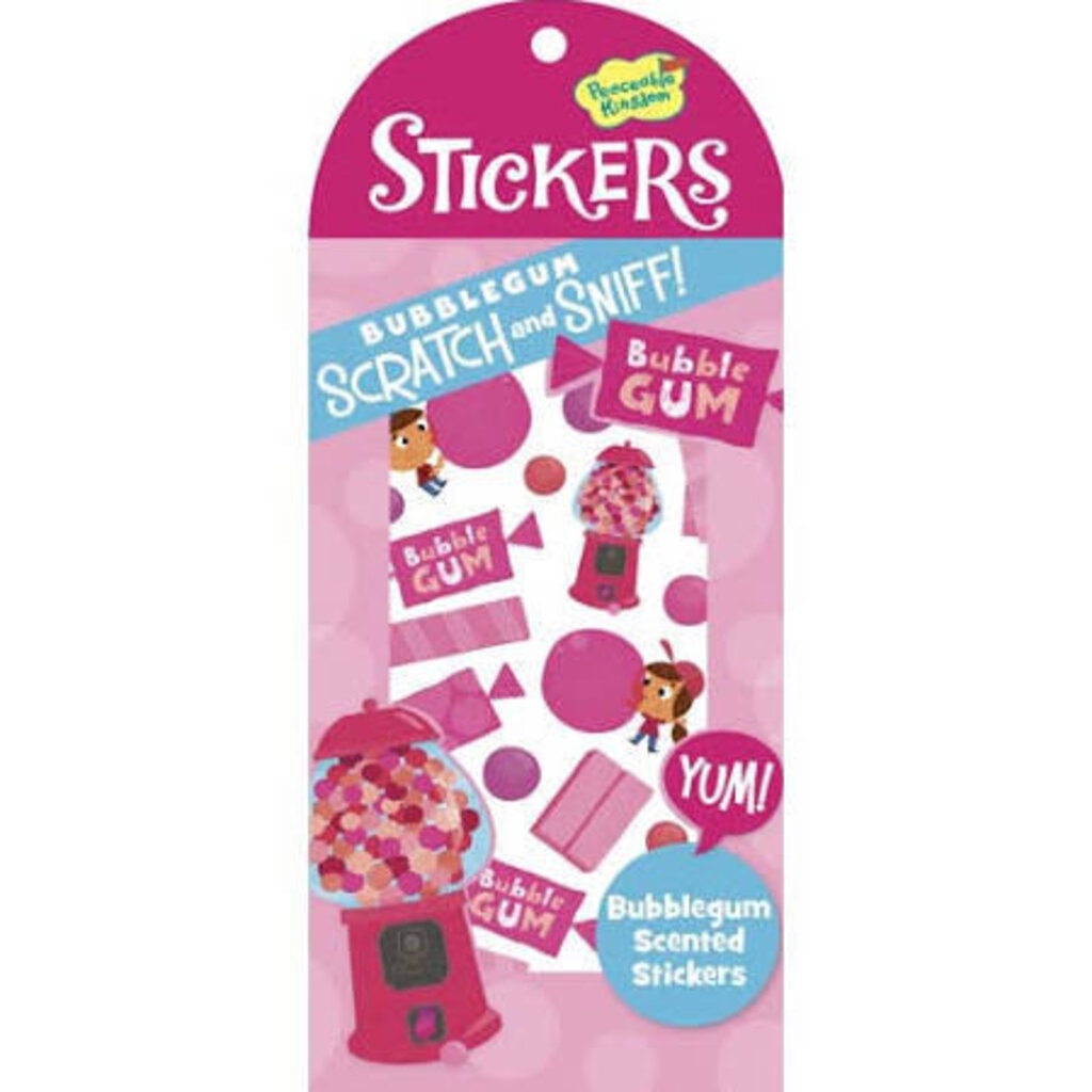 PEACEABLE KINGDOM SCRATCH N SNIFF STICKERS