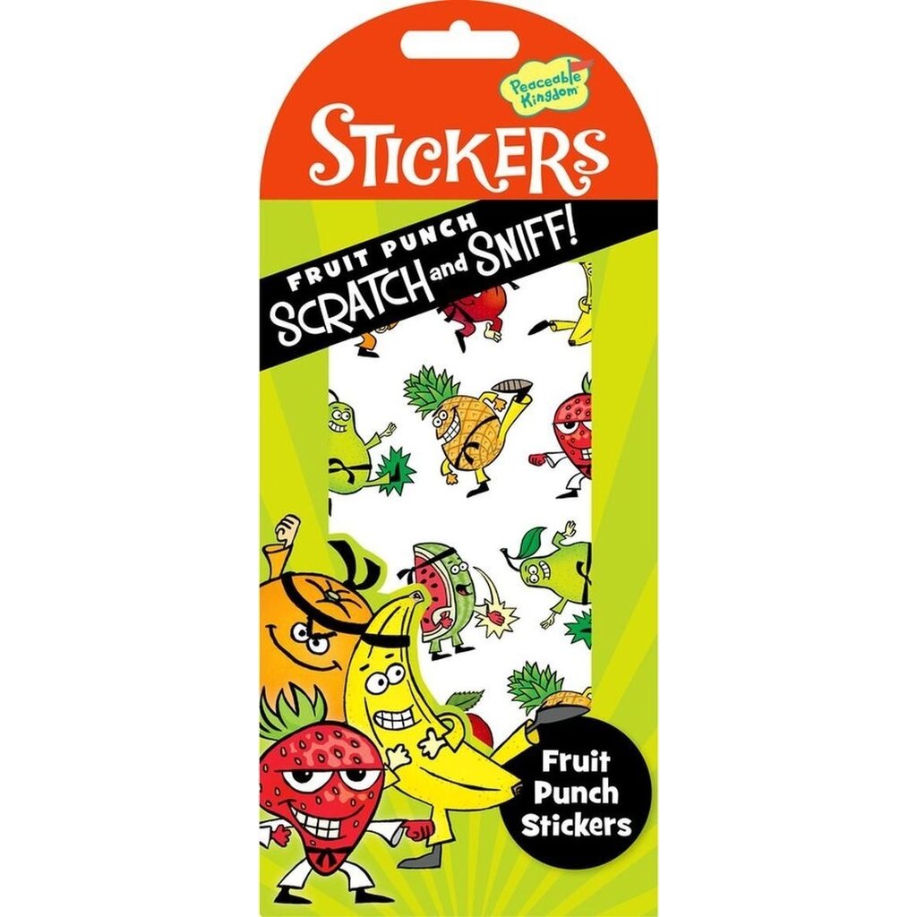 PEACEABLE KINGDOM SCRATCH N SNIFF STICKERS