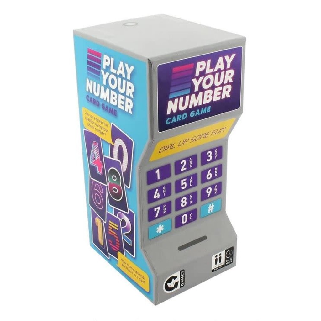 GINGER FOX PLAY YOUR NUMBER CARD GAME***