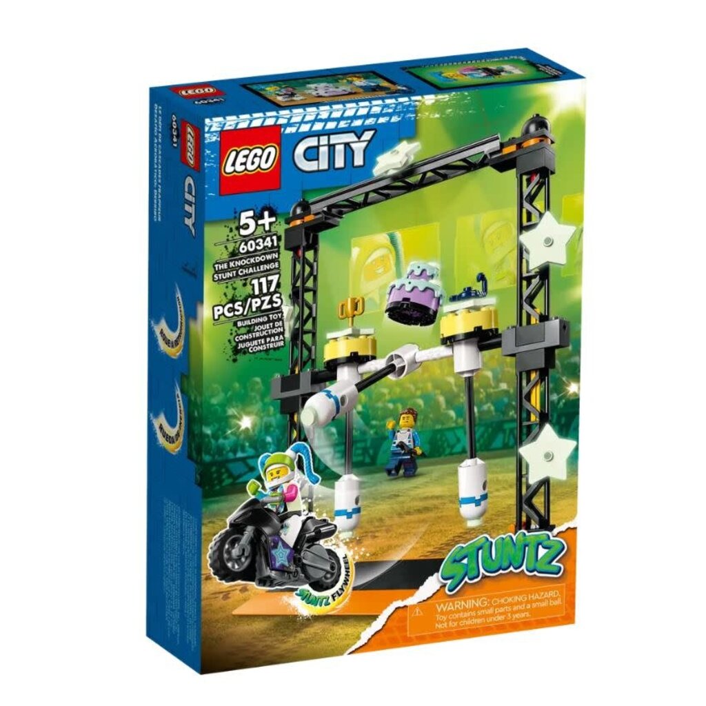 LEGO KNOCKDOWN STUNT CHALLENGE**