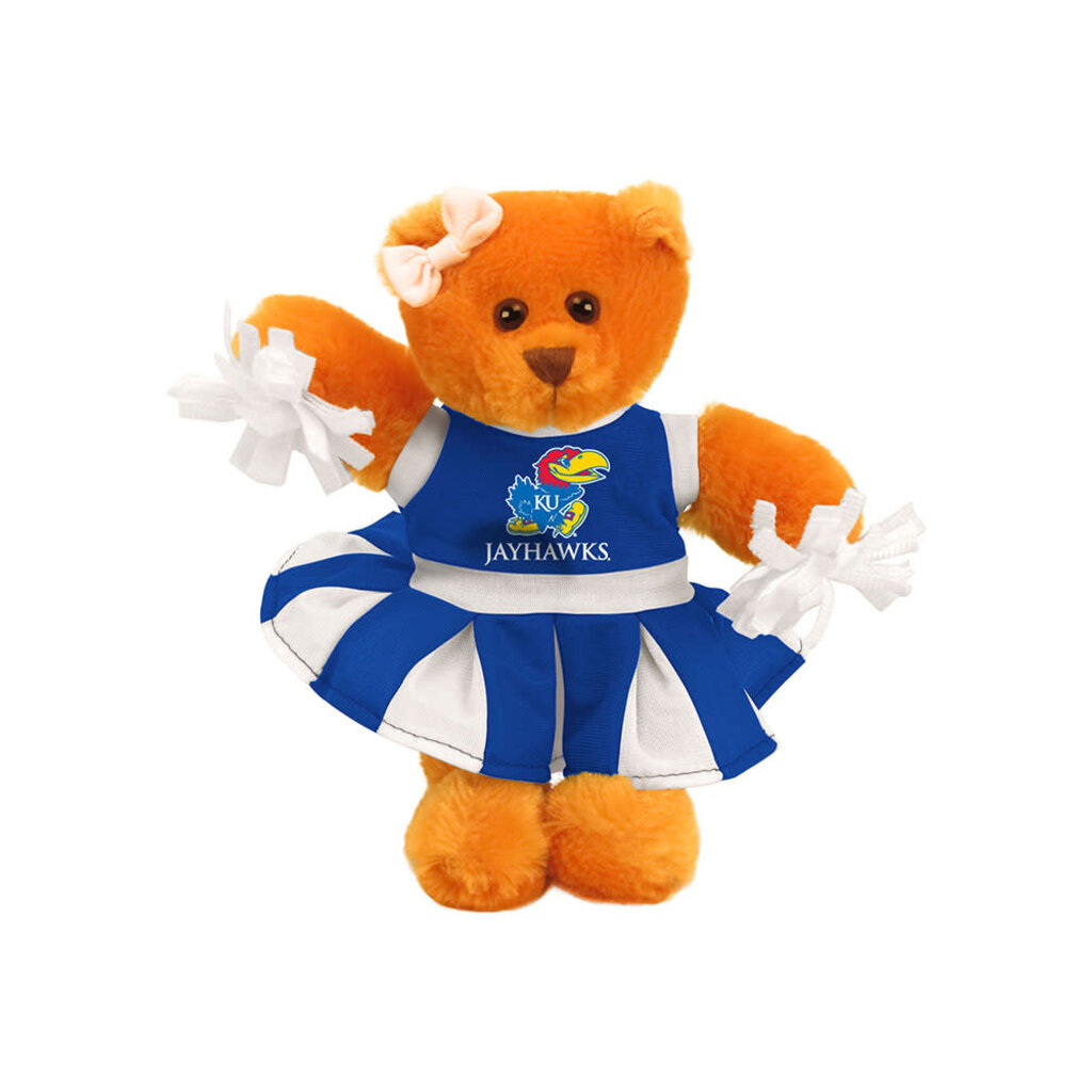 PENNINGTON BEAR COMPANY KANSAS JAYHAWK CHEER BEAR