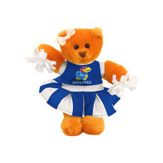PENNINGTON BEAR COMPANY KANSAS JAYHAWK CHEER BEAR
