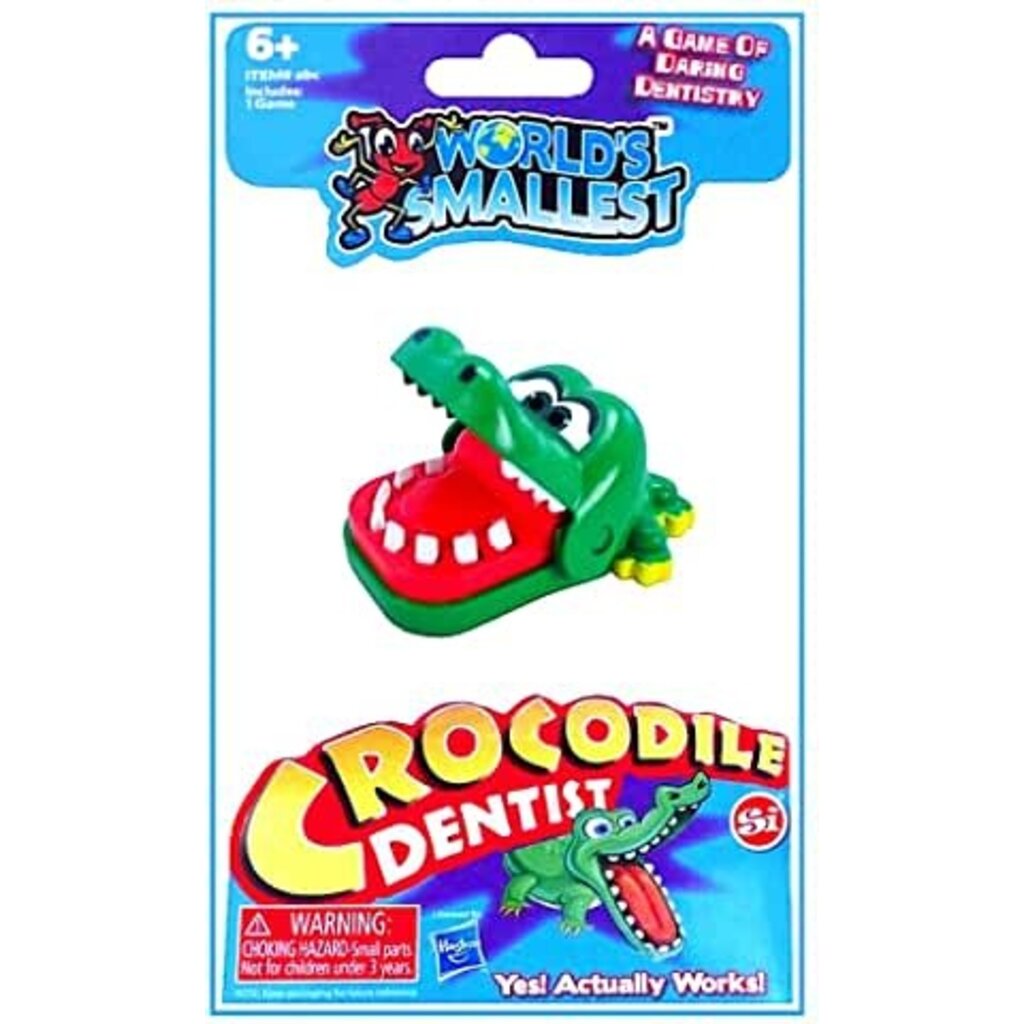 WORLDS SMALLEST CROCODILE DENTIST