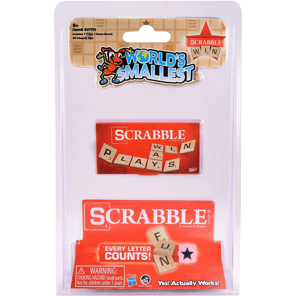 WORLDS SMALLEST WORLDS SMALLEST SCRABBLE*