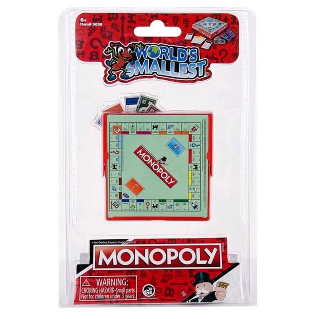 WORLDS SMALLEST WORLDS SMALLEST MONOPOLY