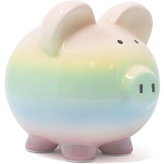CHILD TO CHERISH BOSS HOG PIGGY BANK RAINBOW