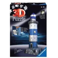 RAVENSBURGER USA LIGHTHOUSE NIGHT EDITION 3D PUZZLE**
