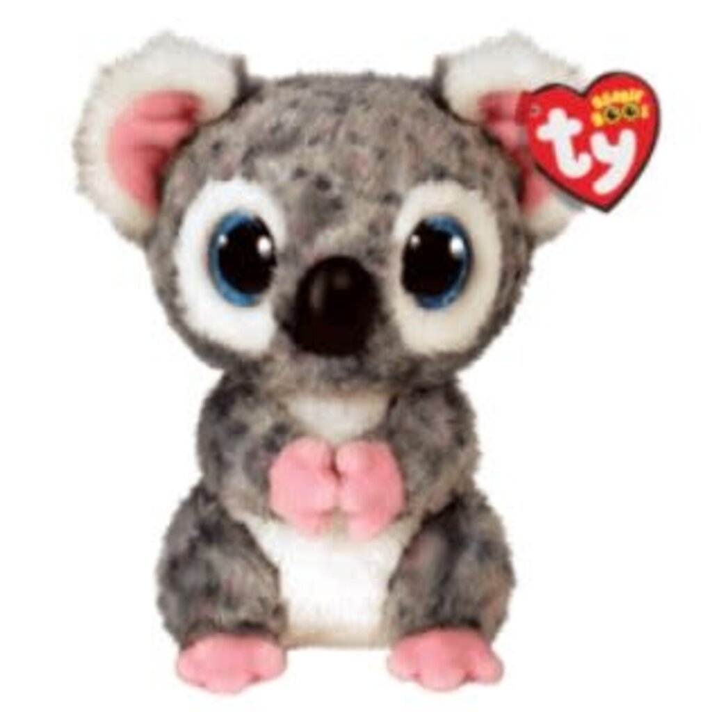 TY KARLI GREY SPOTTED KOALA BEANIE BOO