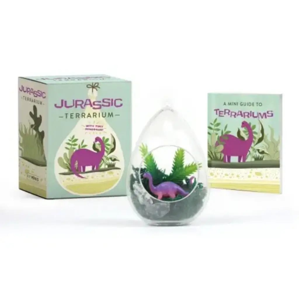 RUNNING PRESS JURASSIC TERRARIUM MINI KIT*