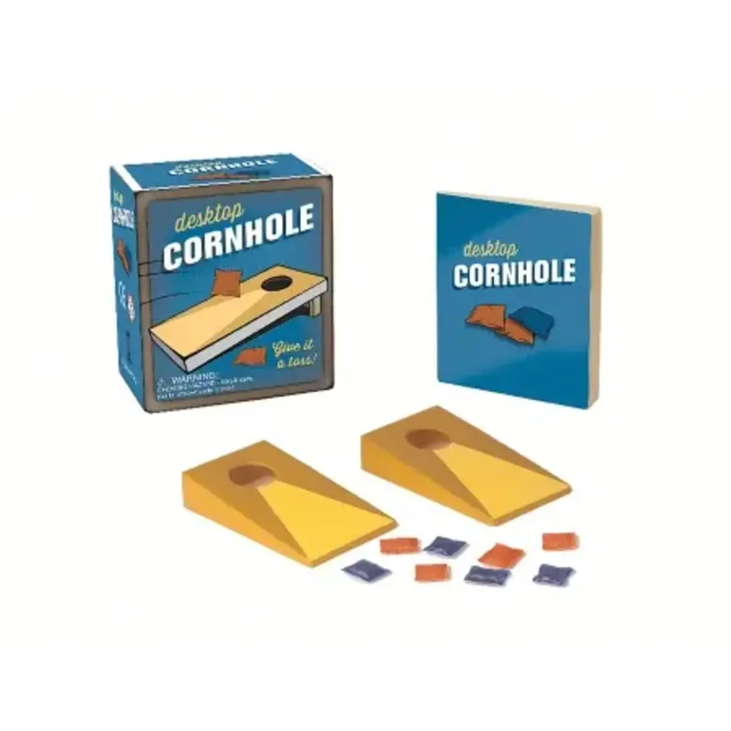 RUNNING PRESS DESKTOP CORNHOLE MINI KIT