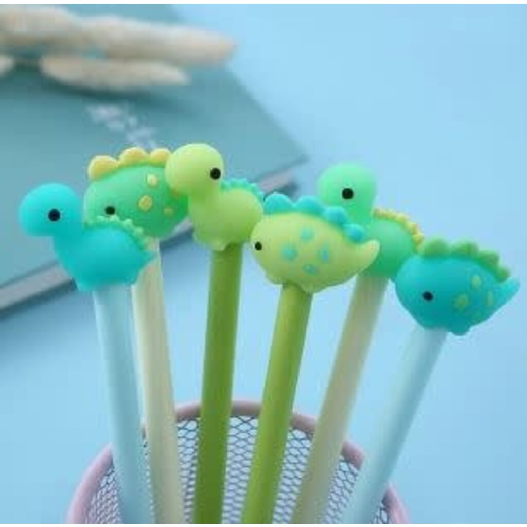 BC USA FINELINE GEL PEN DINOSAUR