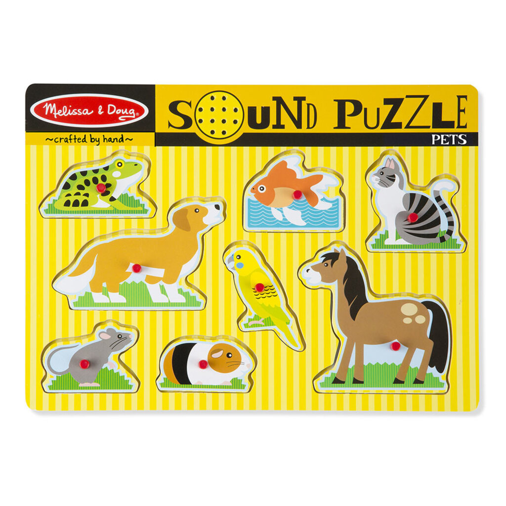 MELISSA AND DOUG SOUND PUZZLE PETS