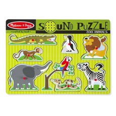 MELISSA AND DOUG SOUND PUZZLE ZOO ANIMALS