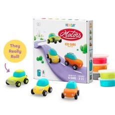 FAT BRAIN TOYS HEY CLAY ECO CARS*