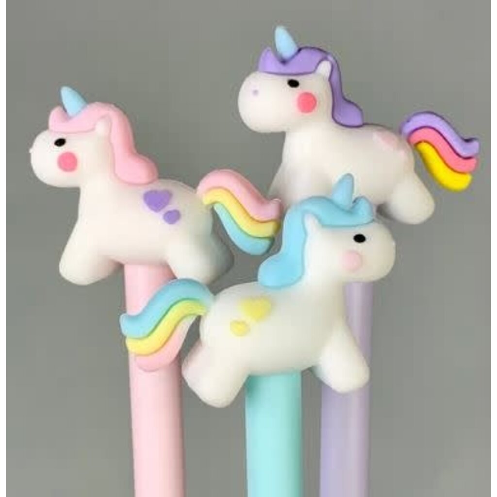 BC USA FINELINE UNICORN RAINBOW TAIL GEL PEN