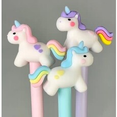 BC USA FINELINE UNICORN RAINBOW TAIL GEL PEN