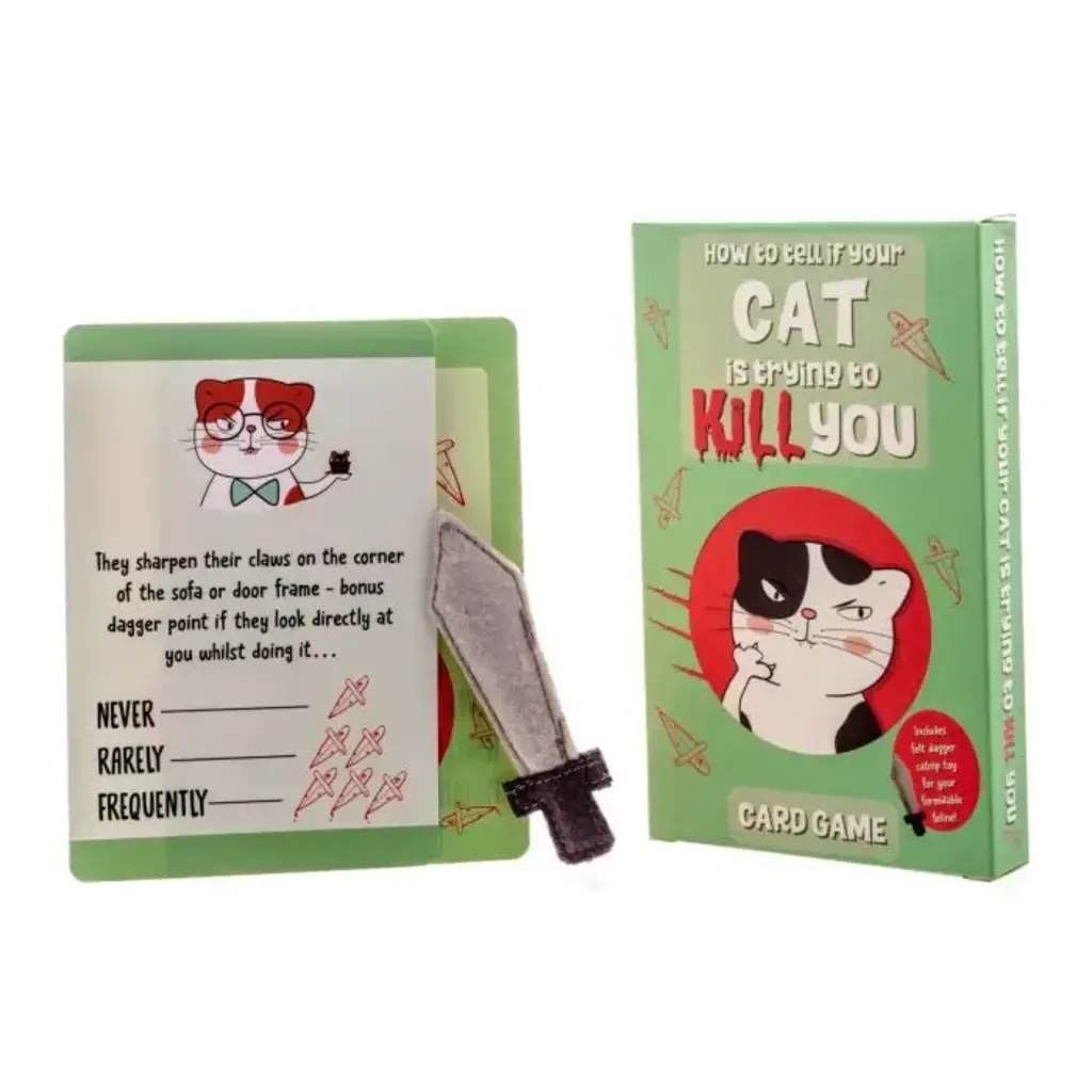 BOXER GIFTS HOW TO TELL IF YOUR CAT IS TRYING TO KILL YOU GAME