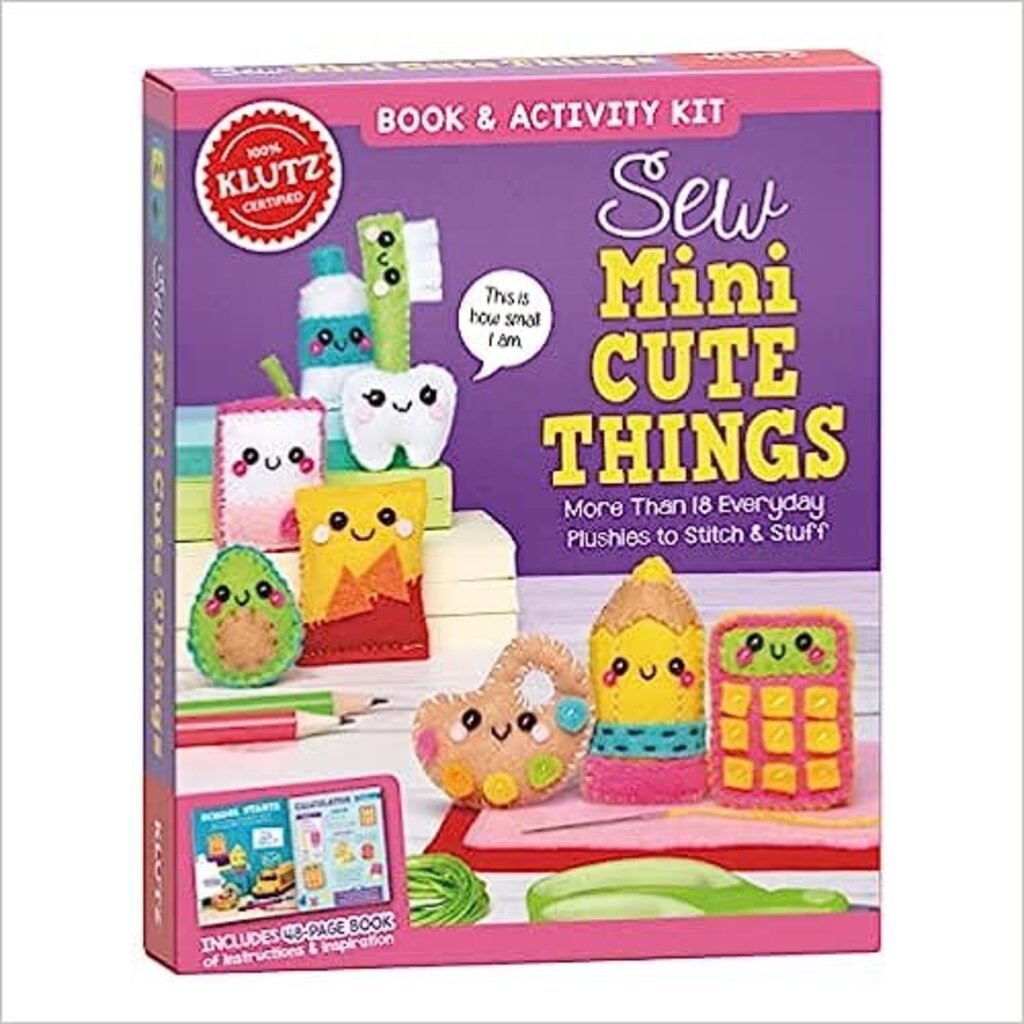 KLUTZ SEW MINI CUTE THINGS