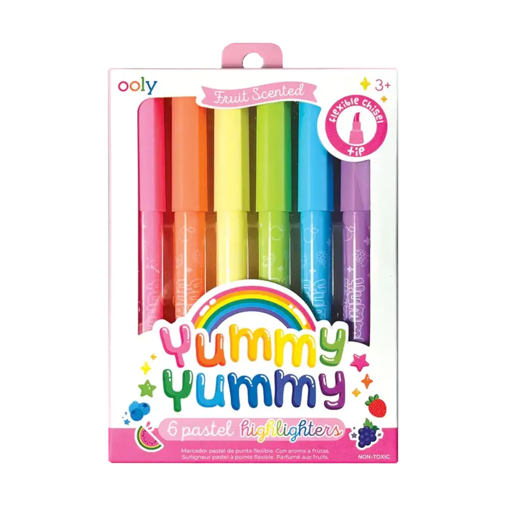 OOLY YUMMY YUMMY SCENTED PASTEL HIGHLIGHTERS**