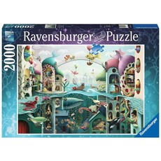 RAVENSBURGER USA IF FISH COULD WALK 2000 PC PUZZLE