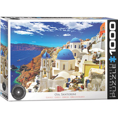 EUROGRAPHICS OIA SANTORINI GREECE 1000 PC PUZZLE
