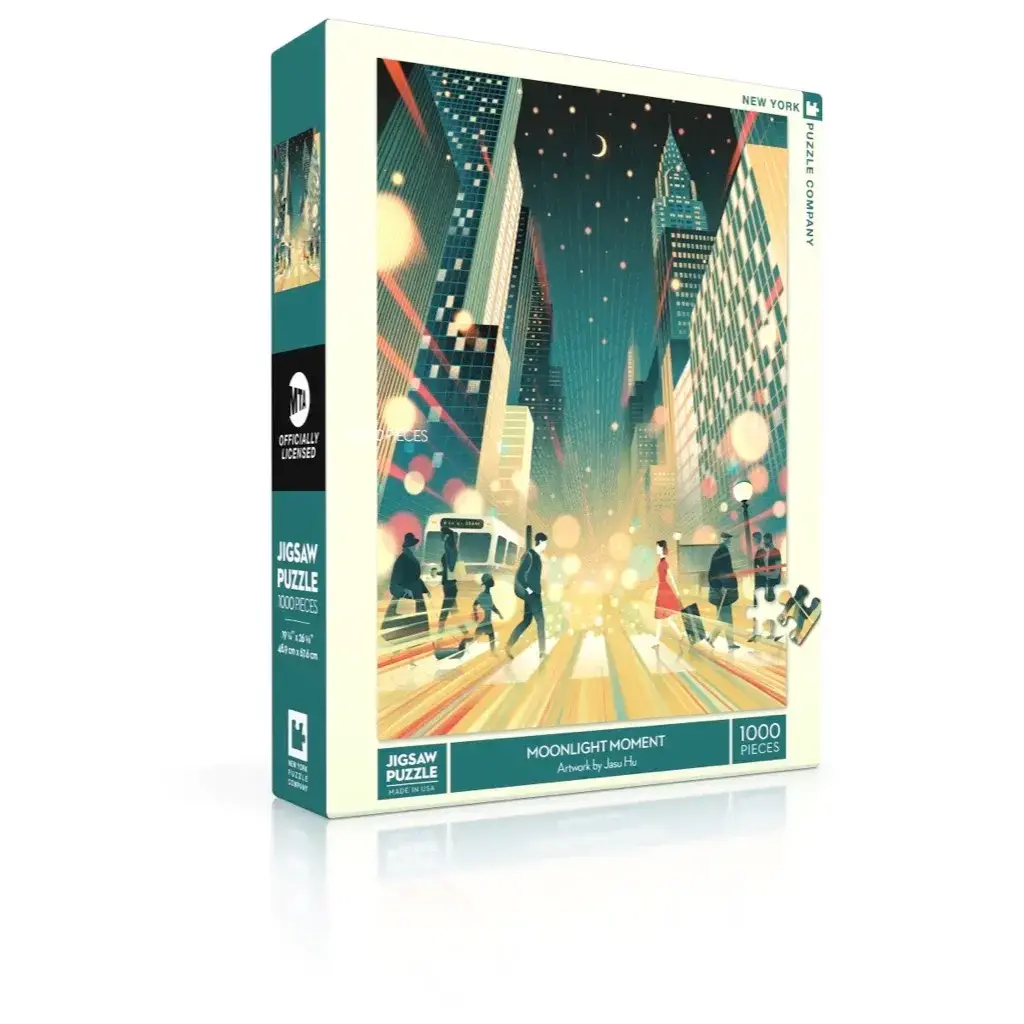 NEW YORK PUZZLE CO MOONLIGHT MOMENT 1000 PC PUZZLE*